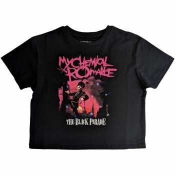 Merch My Chemical Romance: Frauen Crop Top The Black Parade