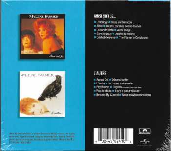 2CD/Box Set Mylène Farmer: Ainsi Soit Je... / L'autre