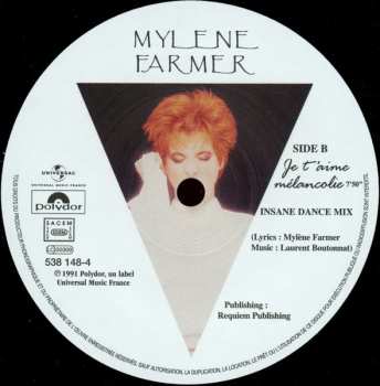 LP Mylène Farmer: Je T'aime Mélancolie
