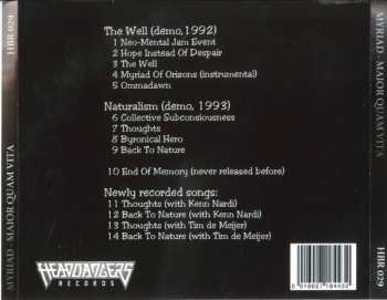 CD Myriad: Maior Quam Vita (The Bidi Years 1991-1994)