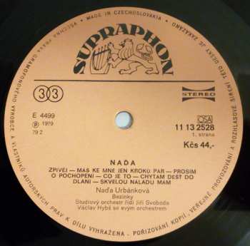 LP Naďa Urbánková: Naďa
