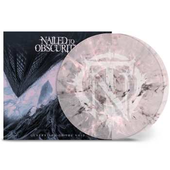 LP Nailed To Obscurity: Generation Of The Void (clear/light Rose/black Marbled Vinyl)