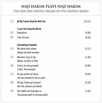 CD Naji Hakim: Hakim Plays Hakim: Organ Of The Danish Radio