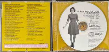 CD Nana Mouskouri: Athens, Berlin, Paris, New York 1959-1962