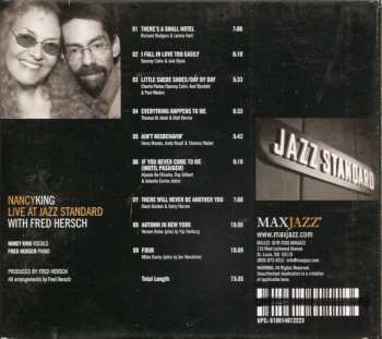 CD Nancy King: Live At Jazz Standard