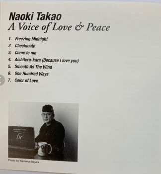 CD Naoki Takao: A Voice of Love & Peace