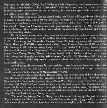CD Nat Adderley Quintet: Mercy, Mercy, Mercy