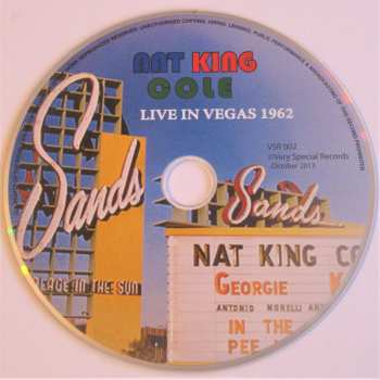 CD Nat King Cole: Live In Vegas 1962