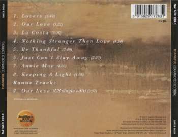 CD Natalie Cole: Thankful