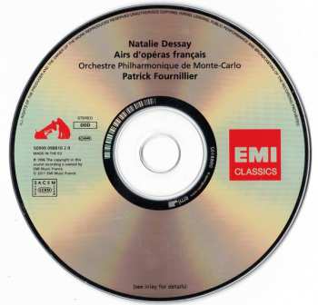 CD Natalie Dessay: Airs D'opéras Français