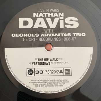 3LP Nathan Davis: Live In Paris - The ORTF Recordings 1966/67
