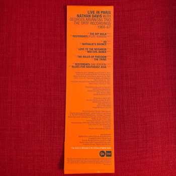 3LP Nathan Davis: Live In Paris - The ORTF Recordings 1966/67