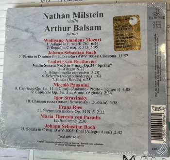 CD Nathan Milstein: Mozart, Bach, Beethoven, Paganini, Stravinsky, Ries, Paradis