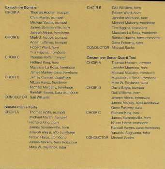 SACD National Brass Ensemble: Gabrieli