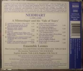 CD Ensemble Leones: A Minnesinger And His 'Vale Of Tears': Songs And Interludes
