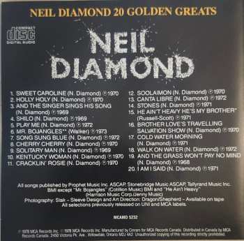 CD Neil Diamond: 20 Golden Greats