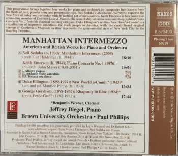 CD Duke Ellington: Manhattan Intermezzo - American And British Works For Piano And Orchestra