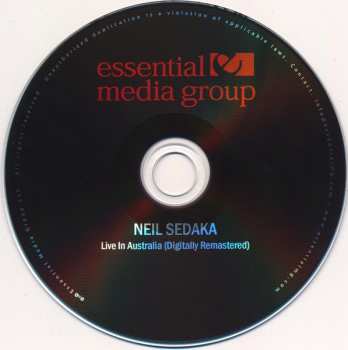 CD Neil Sedaka: Sedaka Live In Australia