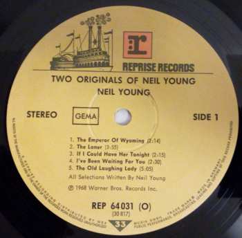 2LP Neil Young: 2 Originals Of Neil Young