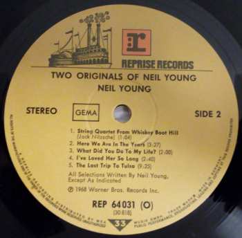 2LP Neil Young: 2 Originals Of Neil Young