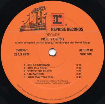 3LP Neil Young: Decade LTD