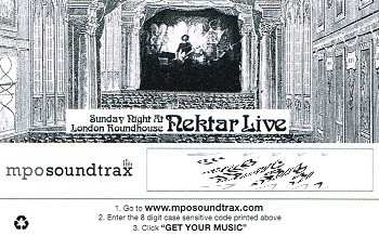 2LP Nektar: Sunday Night At London Roundhouse
