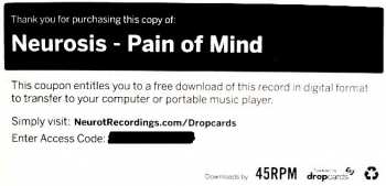 LP Neurosis: Pain Of Mind LTD | CLR