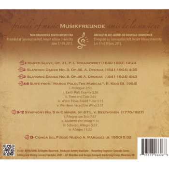 CD New Brunswick Youth Orchestra: Musikfreunde: NBYO Vienna Festival Et Competiton