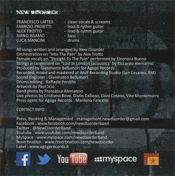 CD New Disorder: Straight To The Pain