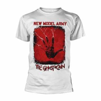 Merch New Model Army: T-Shirt The Ghost Of Cain (white)
