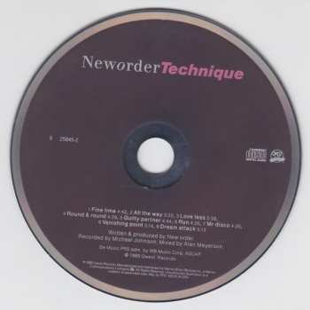 CD New Order: Technique