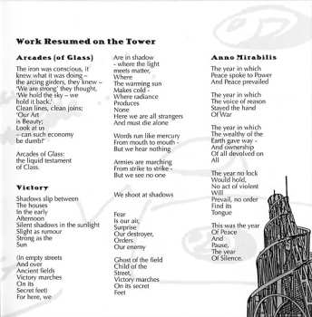 CD News From Babel: Sirens And Silences · Work Resumed On The Tower