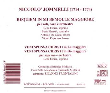 CD Niccolo Jommelli: Requiem