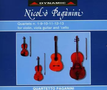 Quartets N. 1-9-10-11-12-13 For Violin, Viola Guitar And 'Cello