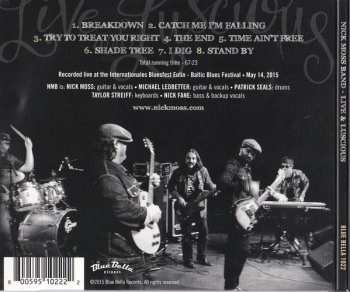 CD Nick Moss Band: Live And Luscious In Eutin Germany