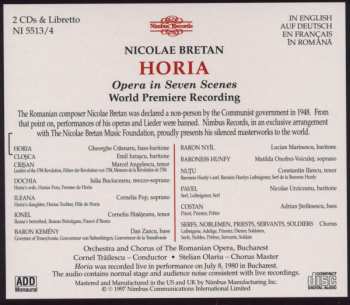 2CD/Box Set Nicolae Bretan: Horia