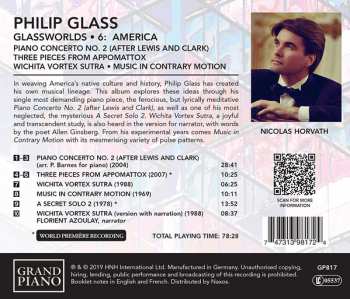 CD Philip Glass: Glassworlds 6: America
