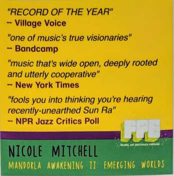 2LP Nicole Mitchell: Mandorla Awakening II: Emerging Worlds