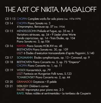 21CD/Box Set Nikita Magaloff: The Art Of Nikita Magaloff