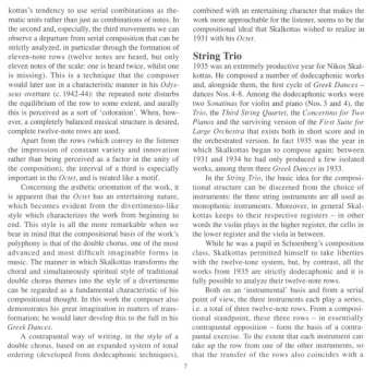 CD Nikos Skalkottas: Chamber Music