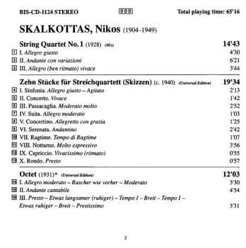 CD Nikos Skalkottas: Chamber Music