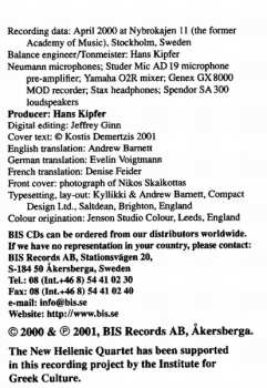 CD Nikos Skalkottas: Chamber Music