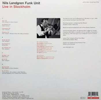 2LP Nils Landgren Unit: Live In Stockholm LTD | CLR