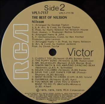 LP Harry Nilsson: The Best Of Nilsson