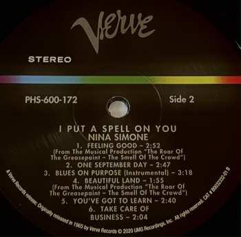 LP Nina Simone: I Put A Spell On You