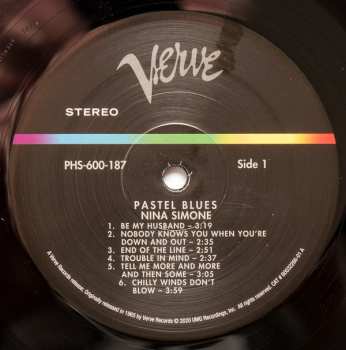 LP Nina Simone: Pastel Blues