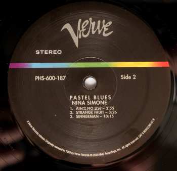 LP Nina Simone: Pastel Blues