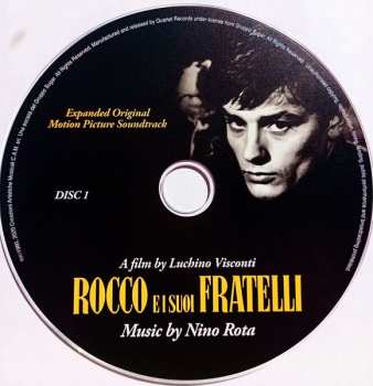 2CD Nino Rota: Rocco E I Suoi Fratelli (Expanded Original Motion Picture Soundtrack - 60th Anniversary Edition) LTD