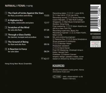 CD Nirmali Fenn: The Clash Of Icicles - Chamber Music