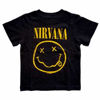 Merch Nirvana: Kinder Toddler T-Shirt Yellow Smiley 